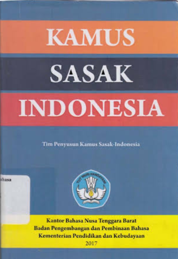 Cover Kamus Sasak Indonesia